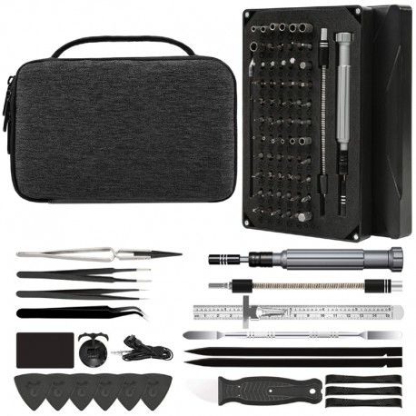 Accessoires inclus dans le jeu de tournevis de précision PCW08J