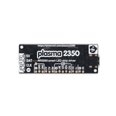 Vue de dessous de la carte Pimoroni Plasma 2350 PIM723