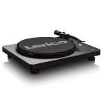 Platine vinyle en bois avec cartouche MMC et encodage PC Noir  - 5