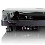 Platine vinyle en bois avec cartouche MMC et encodage PC Noir  - 7