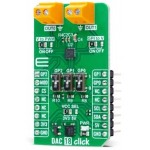 Vue de côté du Convertisseur DAC 18 click MIKROE-6137