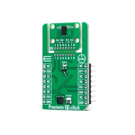 Vue de côté du Module Proximity 21click MIKROE-6286
