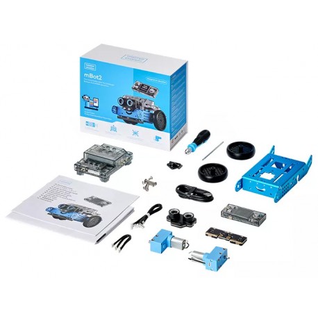 Détail du contenu du Robot mBot2 Makerblock P1010132