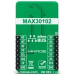 Vue arrière du Module Capteur oxymètre de pouls Oximeter 5 Click MIKROE-4986