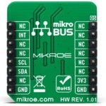 Vue arrière du Module Capteur oxymètre de pouls Oximeter 2 Click MIKROE-4292