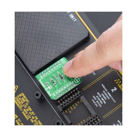 Exemple d'utilisation du Module Capteur oxymètre de pouls Oximeter 2 Click MIKROE-4292