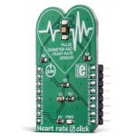 Vue de côté du Module Capteur pulsations cardiaques Heart Rate 6 Click MIKROE-3215