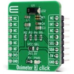 Vue de côté du capteur oxymètre de pouls VCNL4020C-GS08 Oximeter 3 Click MIKROE-4267
