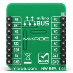 Vue arrière du capteur oxymètre de pouls VCNL4020C-GS08 Oximeter 3 Click MIKROE-4267