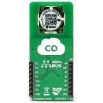 Vue arrière du capteur de gaz CO 2 Click MIKROE-3196