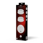 Pack de 3 détecteurs de fumée autonome alimentés par pile 9V