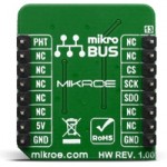 Vue de derrière du Capteur de gaz NO 2 Click MIKROE-3700