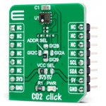 Vue arrière du Capteur de gaz CO2 Click MIKROE-4725
