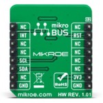 Vue arrière du Capteur de qualité d'air Air Quality 8 Click MIKROE-4904