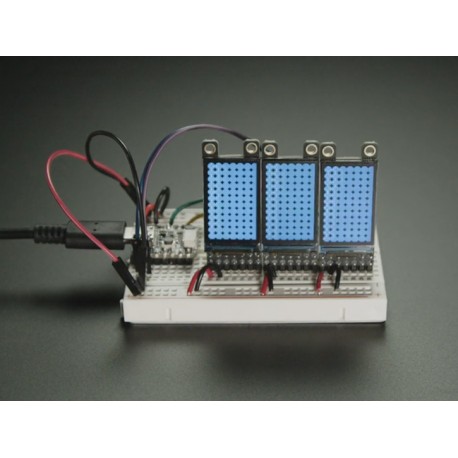 Exemple d'utilisation de plusieurs afficheurs TFT couleur 1.14" haute densité Adafruit 6113