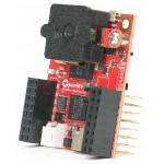 Vue de l'OpenMV Cam RT1062 équipé du module caméra événementielle Prophesee GENX320