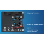 Détail de la face arrière du module Pi 5 Click Shield pour Raspberry Pi 5 MIKROE-6423