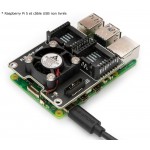 Exemple d'utilisation du module Pi 5 Click Shield sur une Raspberry Pi 5