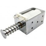 Vue arrière du solénoïde - électro-aimant Push 12 V très grande course