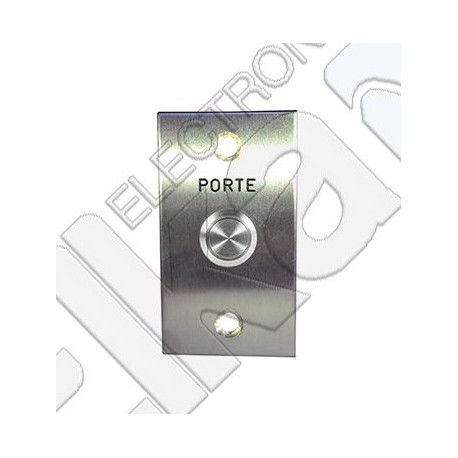 Plaque inox 90x50 mm pour PB  - 1