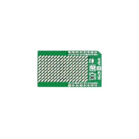 Module matrice à leds 16x9 G click  - 1