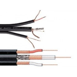 Câble stéréo + vidéo 75 ohms  - 1