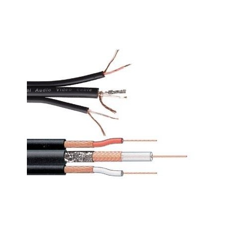 Câble stéréo + vidéo 75 ohms  - 1