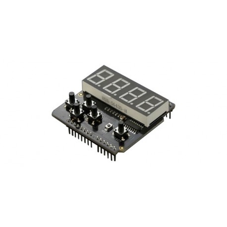 DFR0382 : Platine Shield 7 segment (I2C) pour arduino UNO