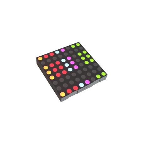 Matrice 8 x 8 à Leds tricolores (60 mm)  - 1