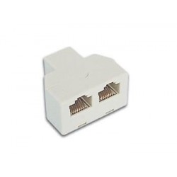 Adaptateur RJ45 femelle - 2 x RJ45 femelles  - 1