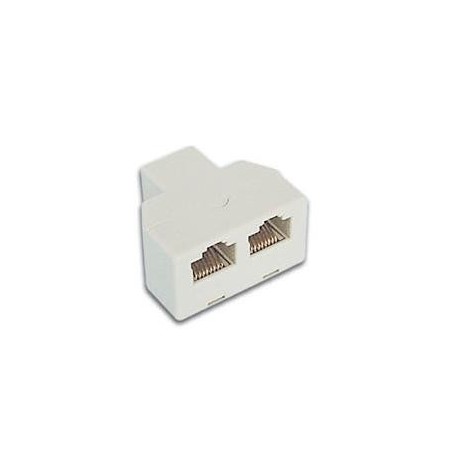 Adaptateur RJ45 femelle - 2 x RJ45 femelles  - 1