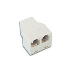 Adaptateur RJ11 femelle - 2 x RJ11 femelles  - 1
