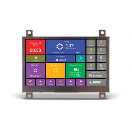 MIKROE-2278 Afficheur mikromedia HMI 4.3" (base  FT900Q)