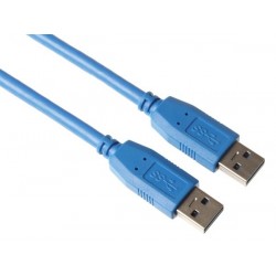 Cordon USB A mâle - USB A mâle (5m)  - 1