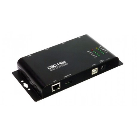 Convertisseur LAN-WLAN - 4xRS232 CSC-64  - 1