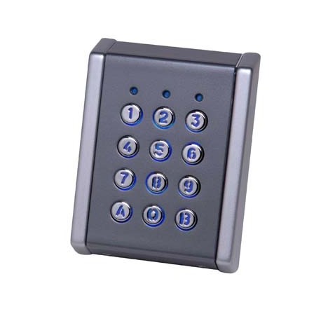Clavier codé métal anti-vandal 2 relais  - 1