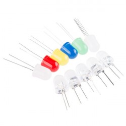 10 Leds 10 mm de couleur  - 1