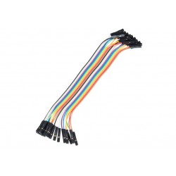 Jeu de 20 straps flexibles F-F (15 cm)  - 1