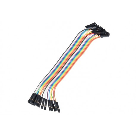 Jeu de 20 straps flexibles F-F (15 cm)  - 1