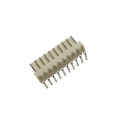 Connecteur mâle coudé 10 contacts pour CI  - 1