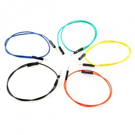 Jeu de 10 straps flexibles M-M (30 cm)  - 1