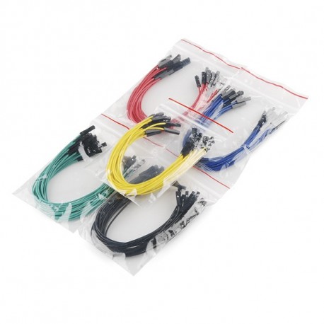 Jeu de 100 straps flexibles F-F (15 cm)  - 1