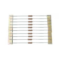 résistances carbones 1/4 W