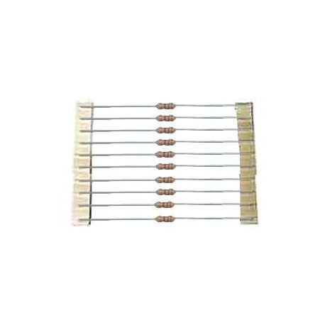 résistances carbones 1/4 W