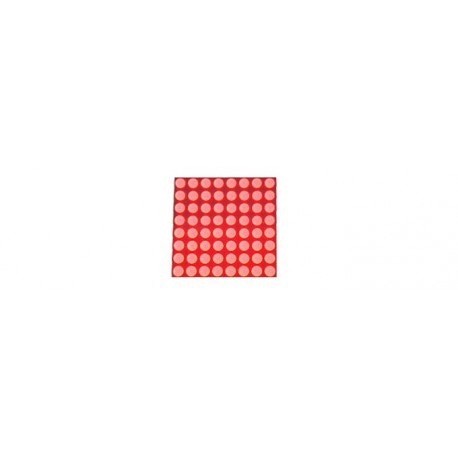 Matrice à leds 8 x 8 rouges (20 mm)  - 1