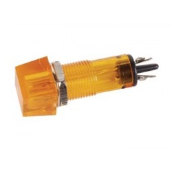 Voyant carré orange 12V