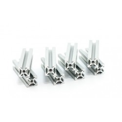 Profilés alu 40 mm (8 pcs) Makerbeam couleur aluminium clear