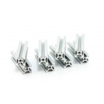 Profilés alu 40 mm (8 pcs) Makerbeam couleur aluminium clear