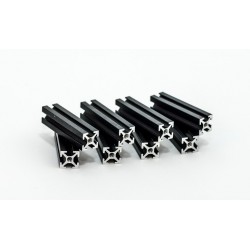 Profilés MakearBeam aluminium noire 40 mm (8 pcs) - 100056