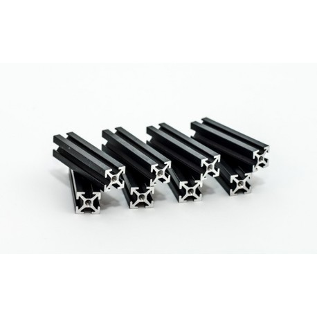 Profilés MakearBeam aluminium noire 40 mm (8 pcs) - 100056